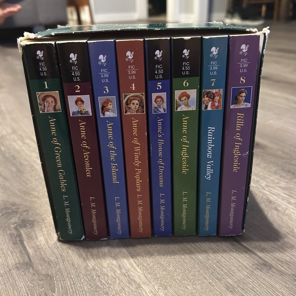 The Complete Anne of Green Gables Books Box Set by L.M. Montgomery Lot 1-8